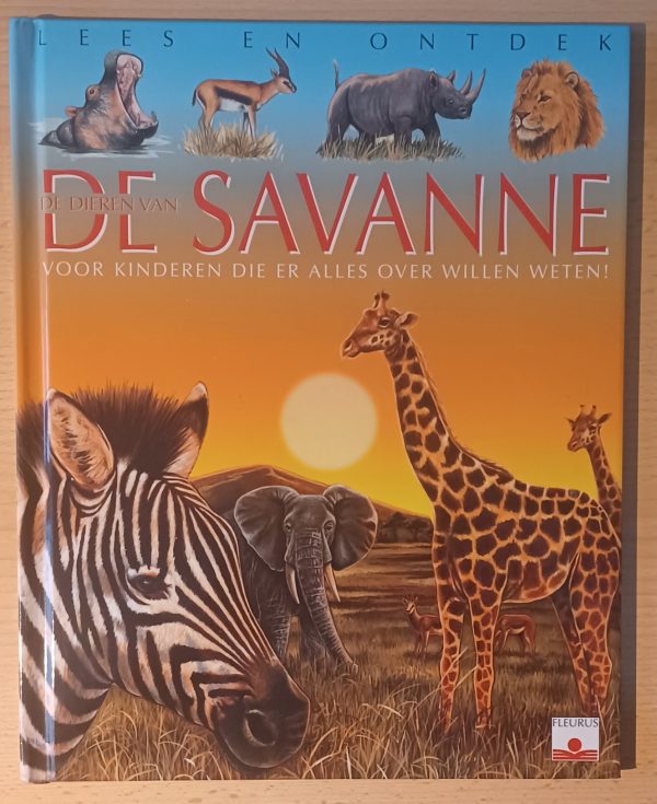 Boek "De dieren van de Savanne"