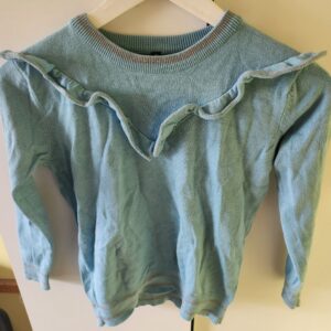 Lichtblauwe dunne trui - Maat 140 (10 jaar)