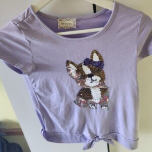 Paars T-shirt, maat 12 (152), merk Btween