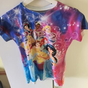 Disney Princess T-shirt - Maat L (10/12)